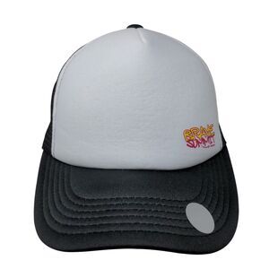 Brave Summit Snapback Mesh Back Trucker Hat Black OSFM Colorblock